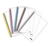 MAE FOLDER TRANSPARENTE CARTA CON COSTILLA DE COLOR 10 PZAS