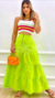 Saia jeans longa colors  Saia jeans L'Livia Moda Boutique