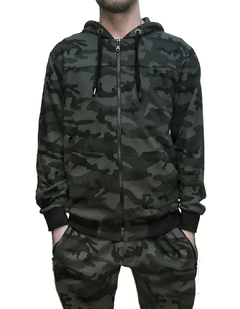 Campera Camuflada Verde - comprar online
