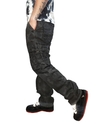 Pantalón Cargo Camuflado Oscuro