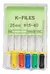 Limas Niti K-Files del # 45 al # 80 (kit x 6 u surtidas) Deltajet