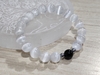 Pulseira Selenita com Turmalina Negra