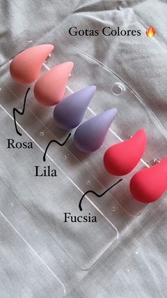 Aros gota Big Colores - comprar online