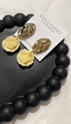 Aros Flower dorado