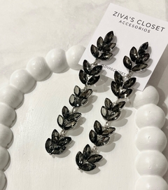 Aros Filo negros cristal - comprar online