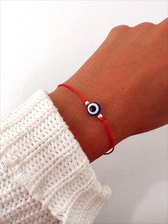 Pulsera ojito protectora roja