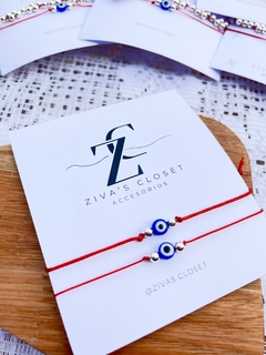Set dos pulseras ojito - comprar online