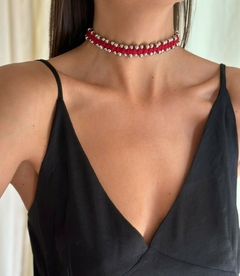 Choker Popi Rojo en internet