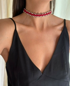 Choker Popi Rojo
