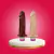 Prótese Pura Luxúria Realístico com Vibro 18x4,5 cm Sexy Fantasy