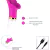 Vibrador Ponto G e Estimulador Clitoriano - Formato de Língua