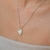 Colgante Corazón Laqueado Blanco Chico - comprar online