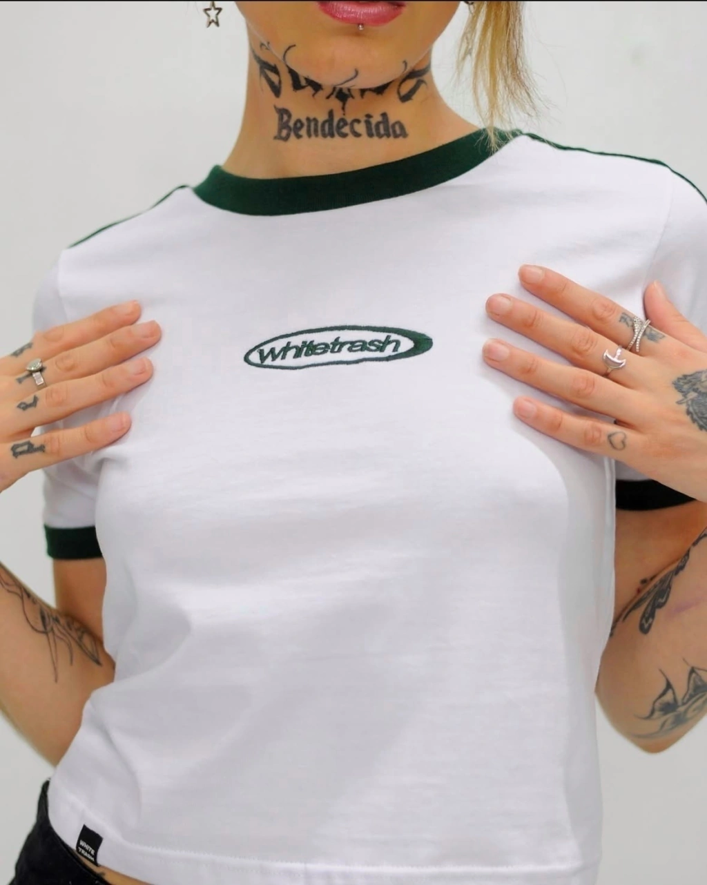 BABY TEE ADITRASH WHITE