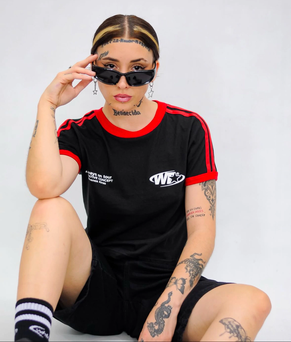 BABY TEE ADITRASH BLACK