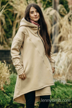 Hoddie Asimétrica - Beige con Wild Wine - Vineyard - comprar en línea