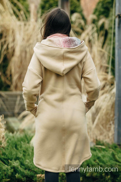 Hoddie Asimétrica - Beige con Wild Wine - Vineyard en internet