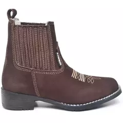 Botina Masculina Infantil Texana Bota Estilosa Cowboy Peão - comprar online