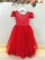 Vestido Infantil Vermelho C/ Strass Casamentos Festas Luxo na internet