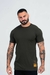 Camiseta Slim Script BUH Verde Militar