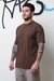 CAMISETA BORDADA BELM PERSPECTIVA MARROM