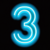LETREIRO NEON LED - 80X40