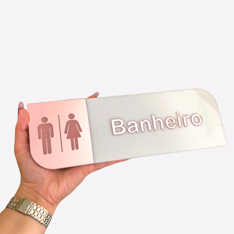 PLACA DE PORTA INDICATIVA