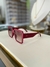 OCULOS ACETATO LENTE CLARA ARMAÇÃO VERMELHA - DKO EYEWEAR
