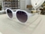 OCULOS DE SOL ACETATO - BRANCO - ADRIANA na internet