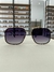 OCULOS METAL QUADRADO ARMACAO DOURADA LENTE AZUL - comprar online