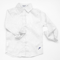 CAMISA LINHO INFANTIL BRANCA