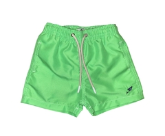 SHORTS INFANTIL VERDE NEON