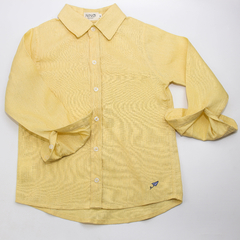 CAMISA LINHO INFANTIL AMARELA - comprar online