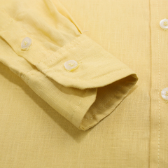 CAMISA LINHO INFANTIL AMARELA - loja online