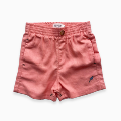 SHORTS INFANTIL LINHO GOIABA