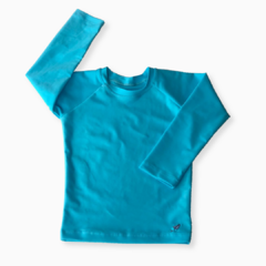 CAMISETA UV MANGA LONGA TURQUESA - comprar online