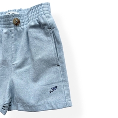 SHORTS INFANTIL LINHO AZUL BEBÊ - comprar online