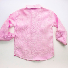 Imagem do CAMISA LINHO INFANTIL ROSA CHICLETE