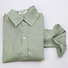 CAMISA LINHO INFANTIL MENTA