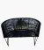 SILLON GERVASONI 2 CUERPOS NEGRO