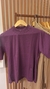T SHIRT GOLA ALTA ROXA - comprar online