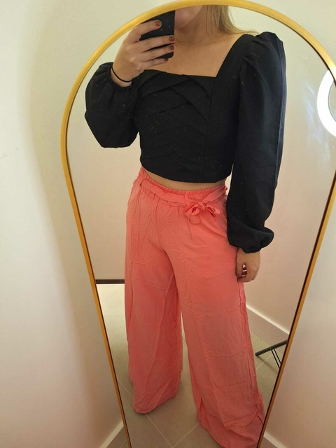 CALÇA PANTALONA CANDY ROSA - comprar online
