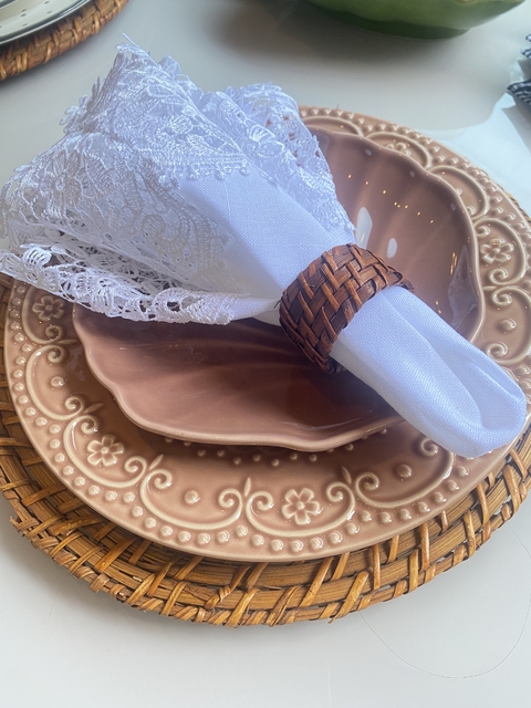 Porta Guardanapo Rattan