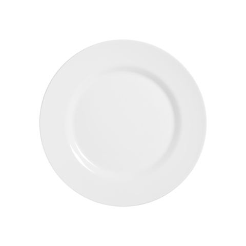 Conjunto 6 Pratos de Sobremesa Branco Liso - Alleanza