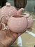 Conjunto 3 Peças para Chá Porcelana Rosa Wolff - Casa Dávila Decoração & Estilo