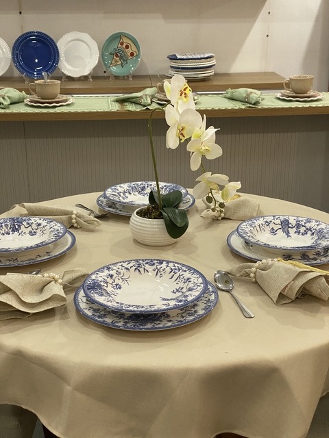 Toalha de Mesa Linho Redonda 1.50x1.50m