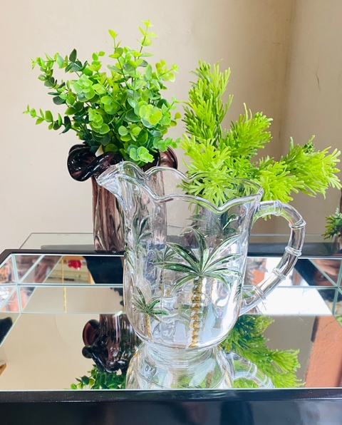 Jarra de Cristal Palm Hand 1,300 L