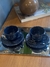 Conjunto com 6 Xícaras Chá com Pires Agra Azul - Porto Brasil - Casa Dávila Decoração & Estilo