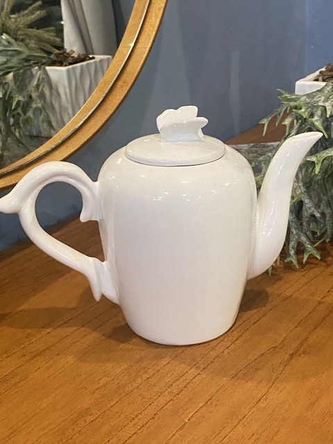 Bule de Chá Borboleta Branco 1200 ml - Scalla
