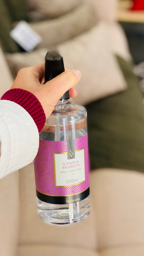 Água Perfumada para Tecidos Lavanda Francesa 500 ml