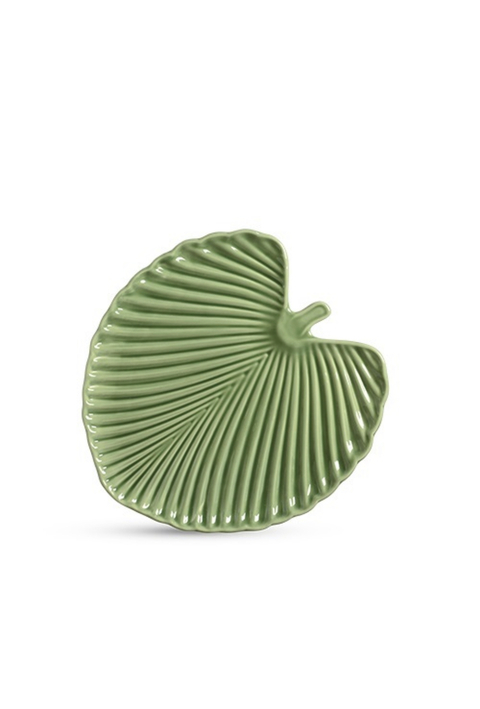 Travessa Leaves Relevada Verde - Scalla 37 cm